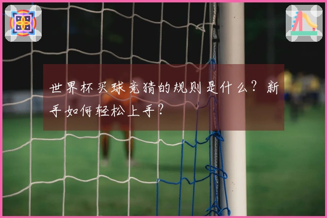 世界杯买球竞猜的规则是什么？新手如何轻松上手？